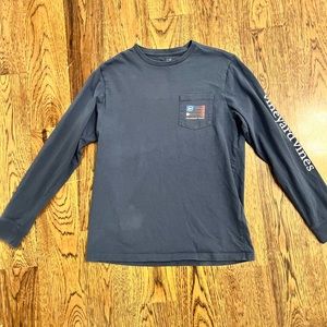 Vineyard Vines Boys Long Sleeve T-shirt, Size: L